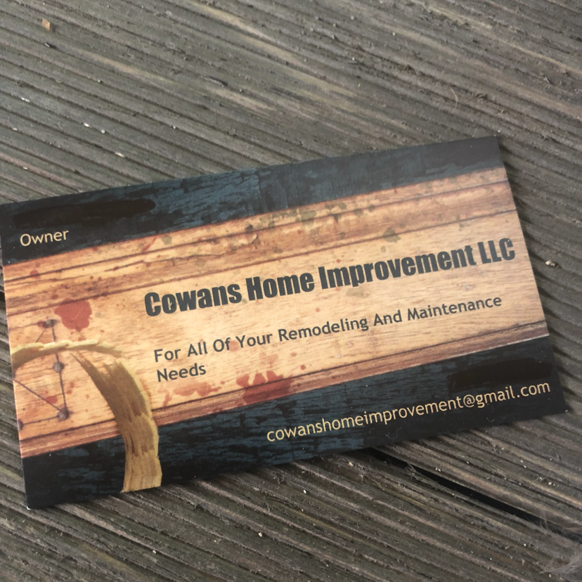Logo for Cowans home improvement LLC