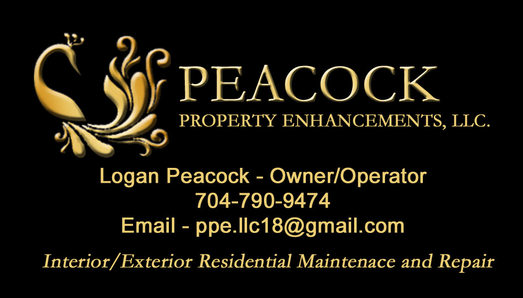 Logo for Peacock Property Enhancements LLC