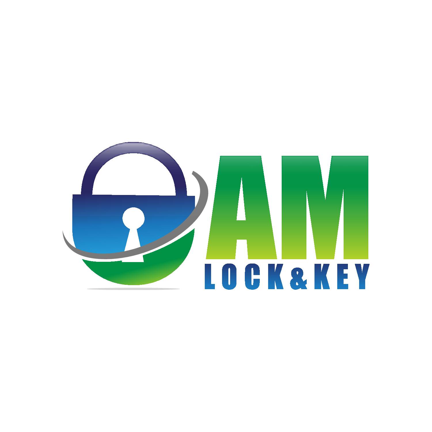 Am lock and key logo