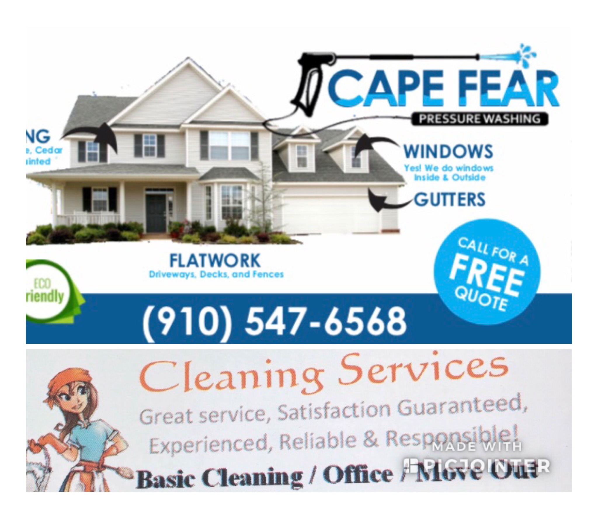 Cape Fear Cleaning & Power Washing, LLC. logo