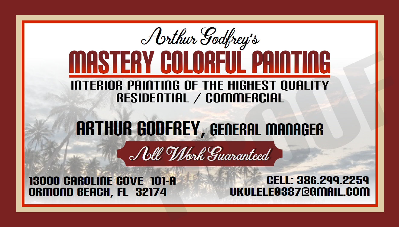 Logo for Arthur Godfrey's Mastery Colorful Painting