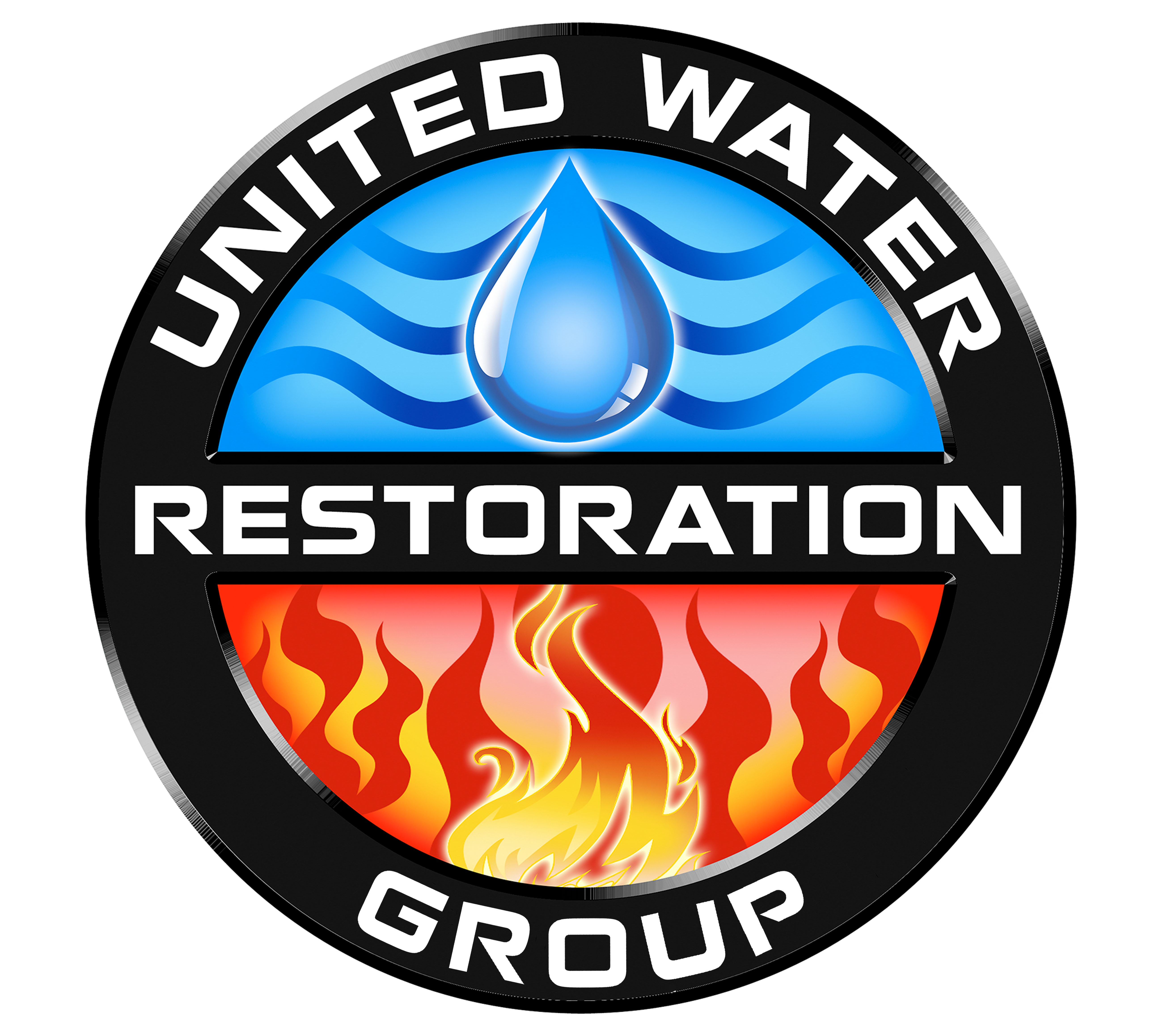Logo for United Water Restoration of Austin