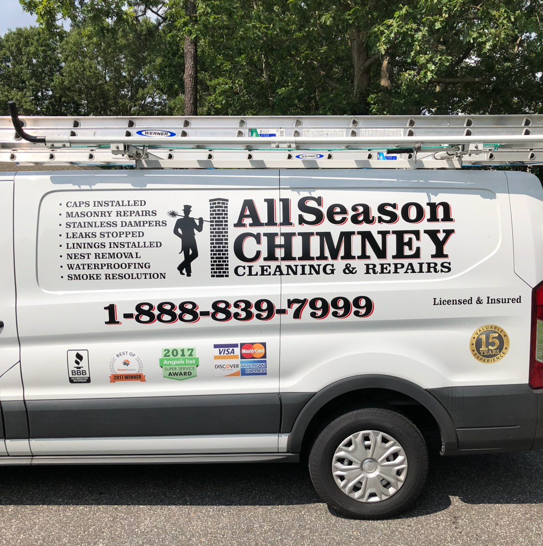 Logo for All Season Chimney Cleaning & Repairs