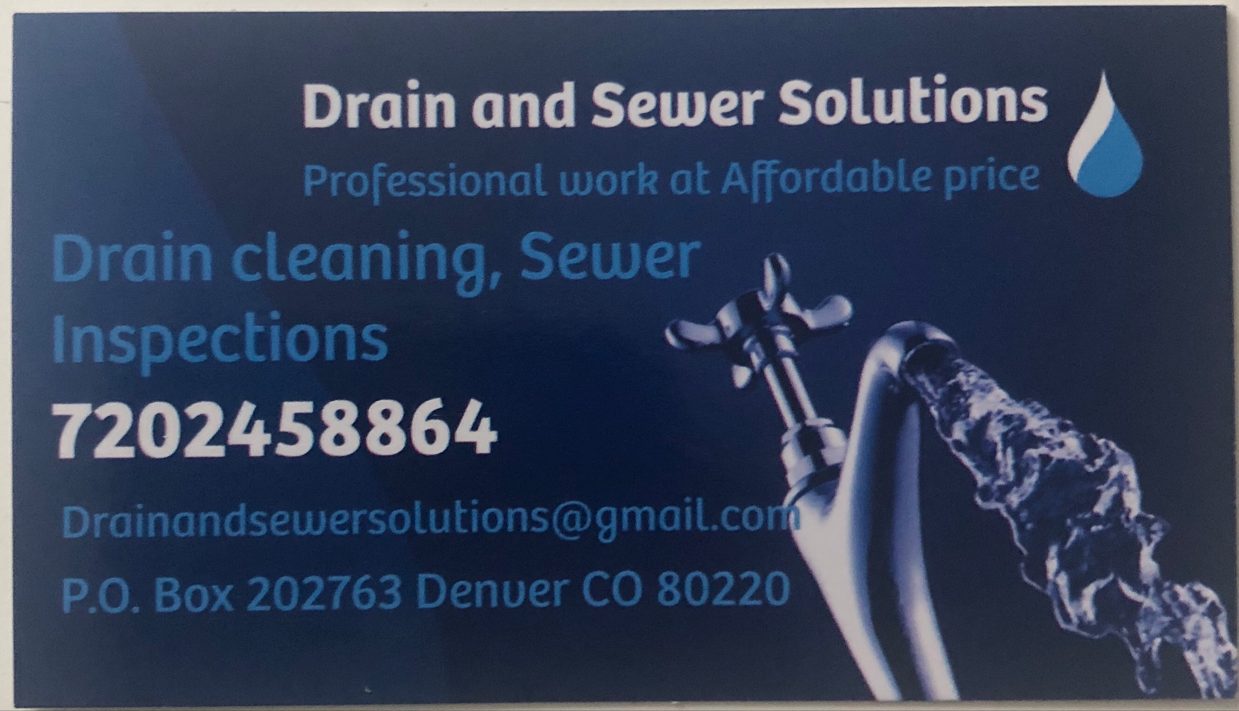 Logo for Drain and sewer solutions