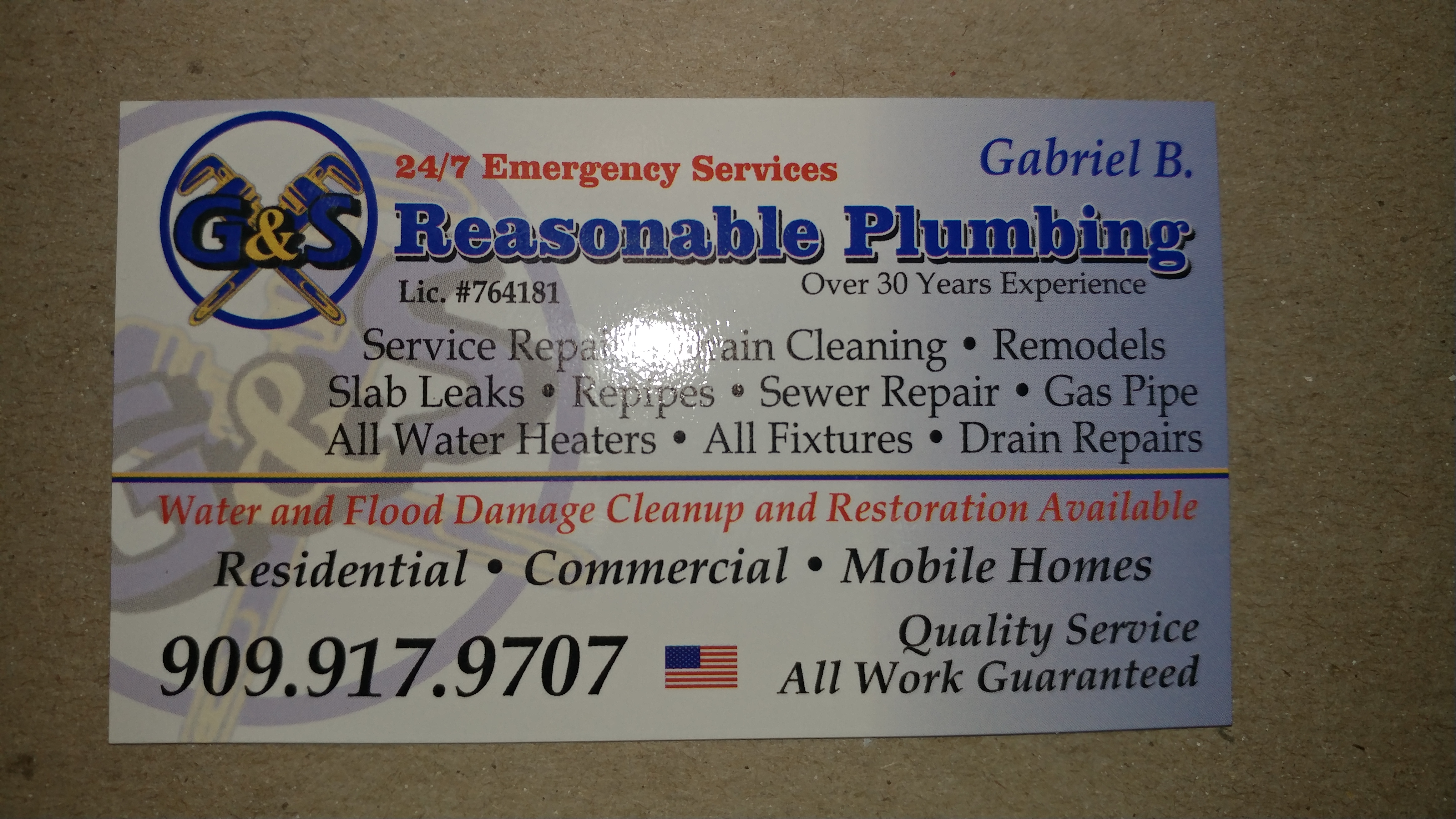 G&S Reasonable Plumbing/All Tech logo