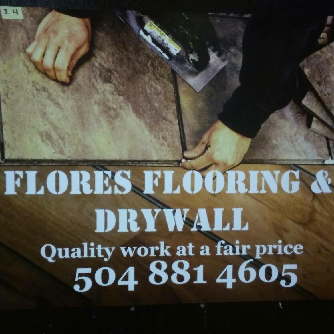 Logo for Flores Flooring & Drywall