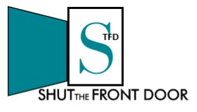 Logo for Shut the Front Door