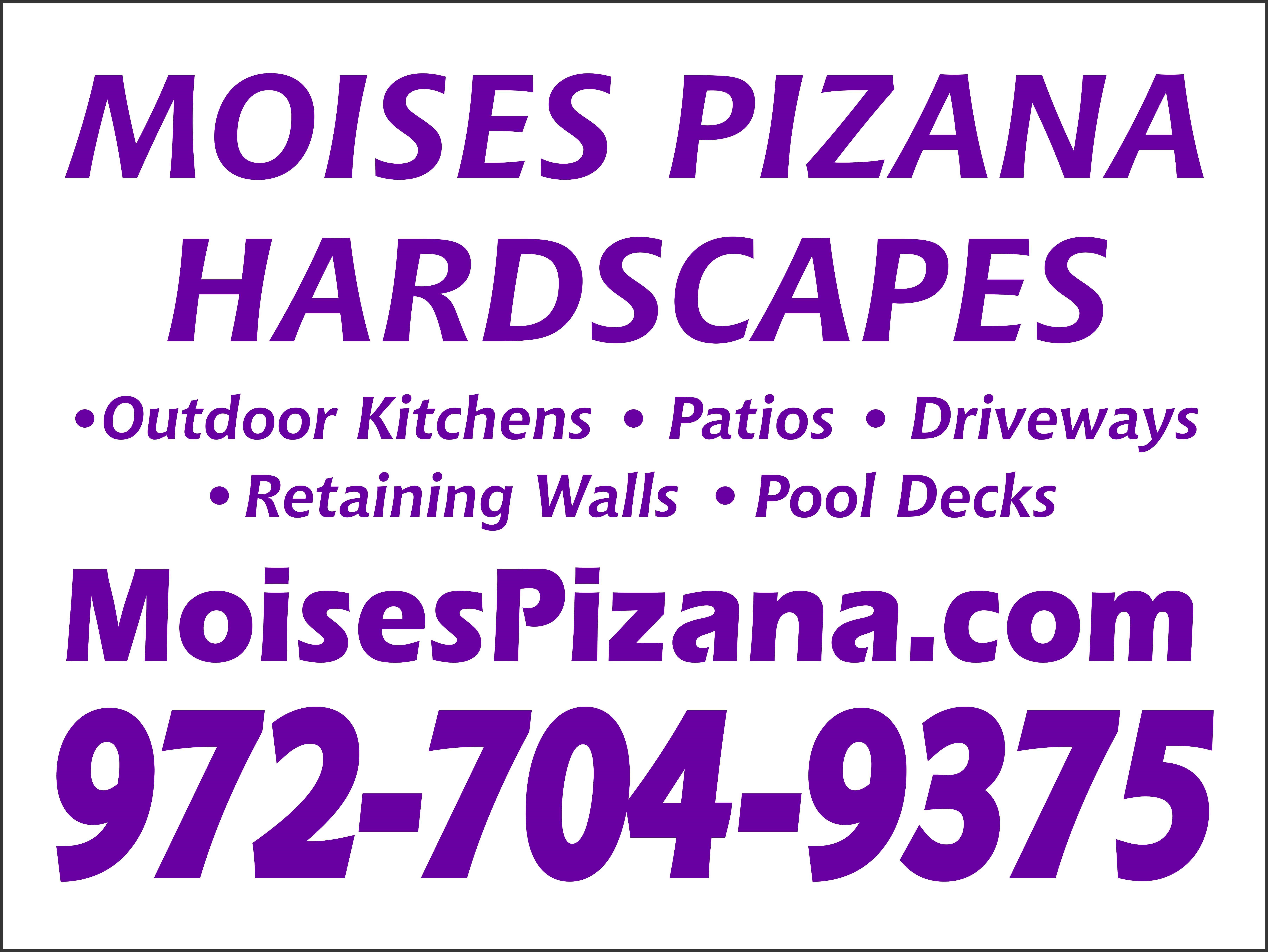 Moises Pizana Hardscapes logo