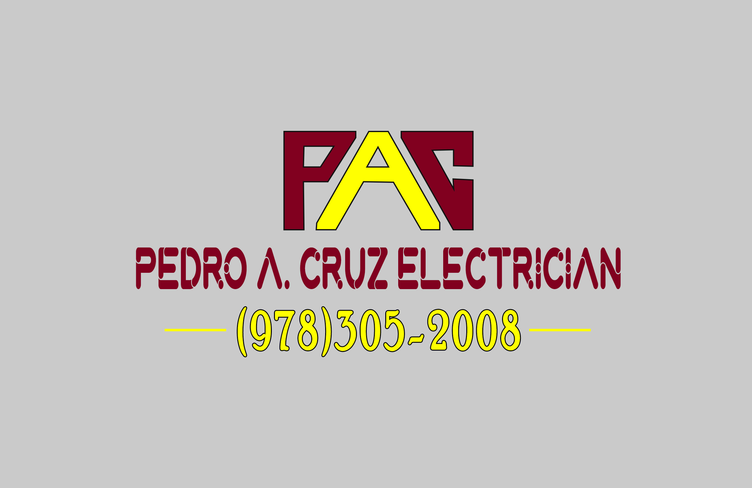 Logo for Pedro A. Cruz Electrician