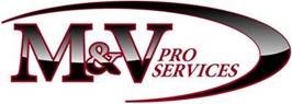 Logo for M & V Pro Services
