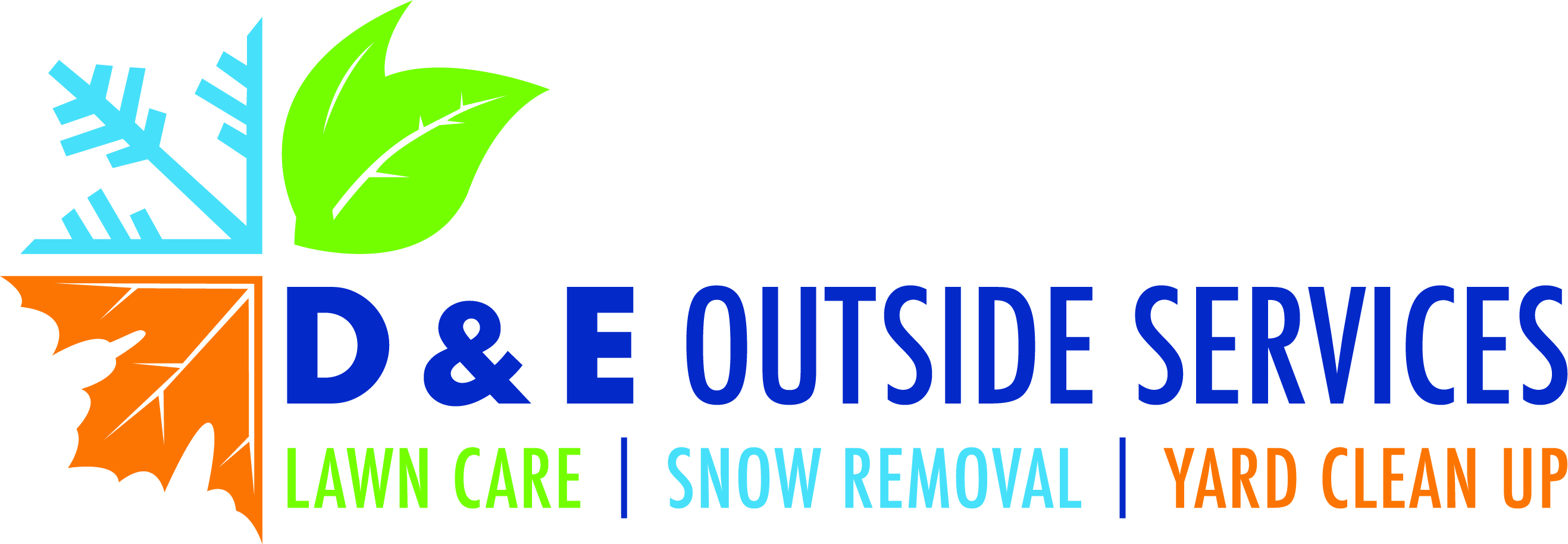 D & E Outside Services logo