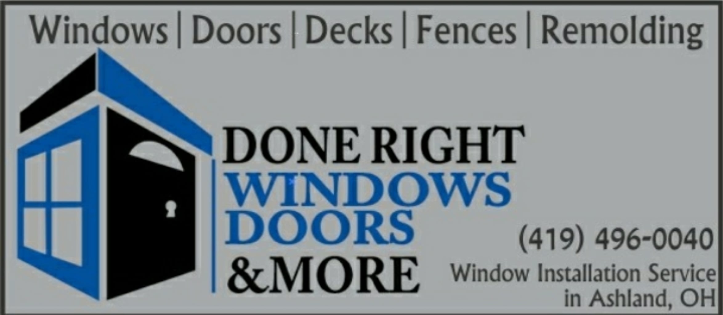 Avatar for Done Right Windows Doors and More