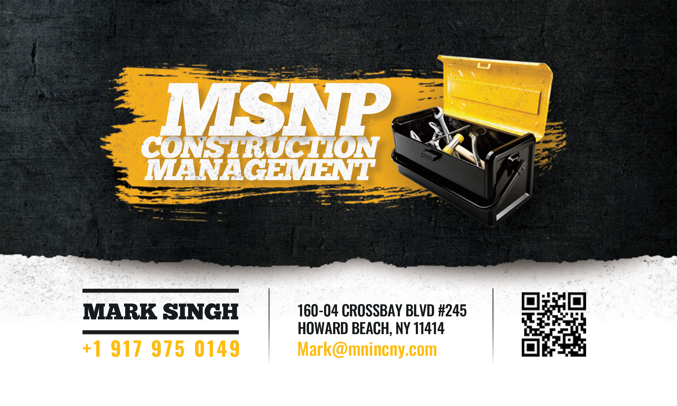 Logo for MSNP CONSTRUCTION MANAGEMENT INC.