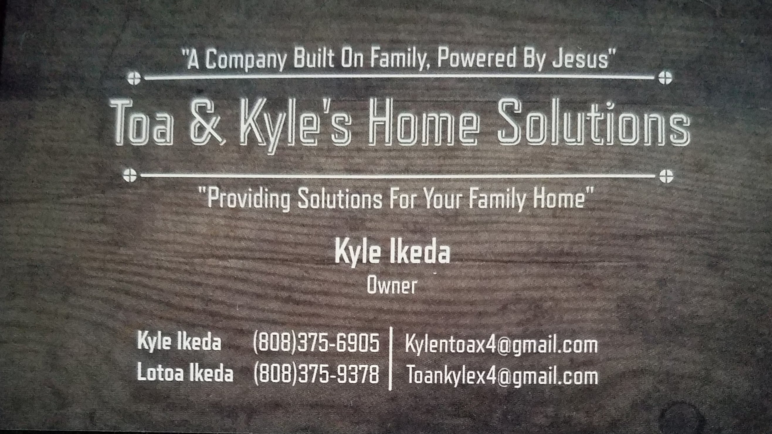Avatar for Toa and Kyle's Home Solutions