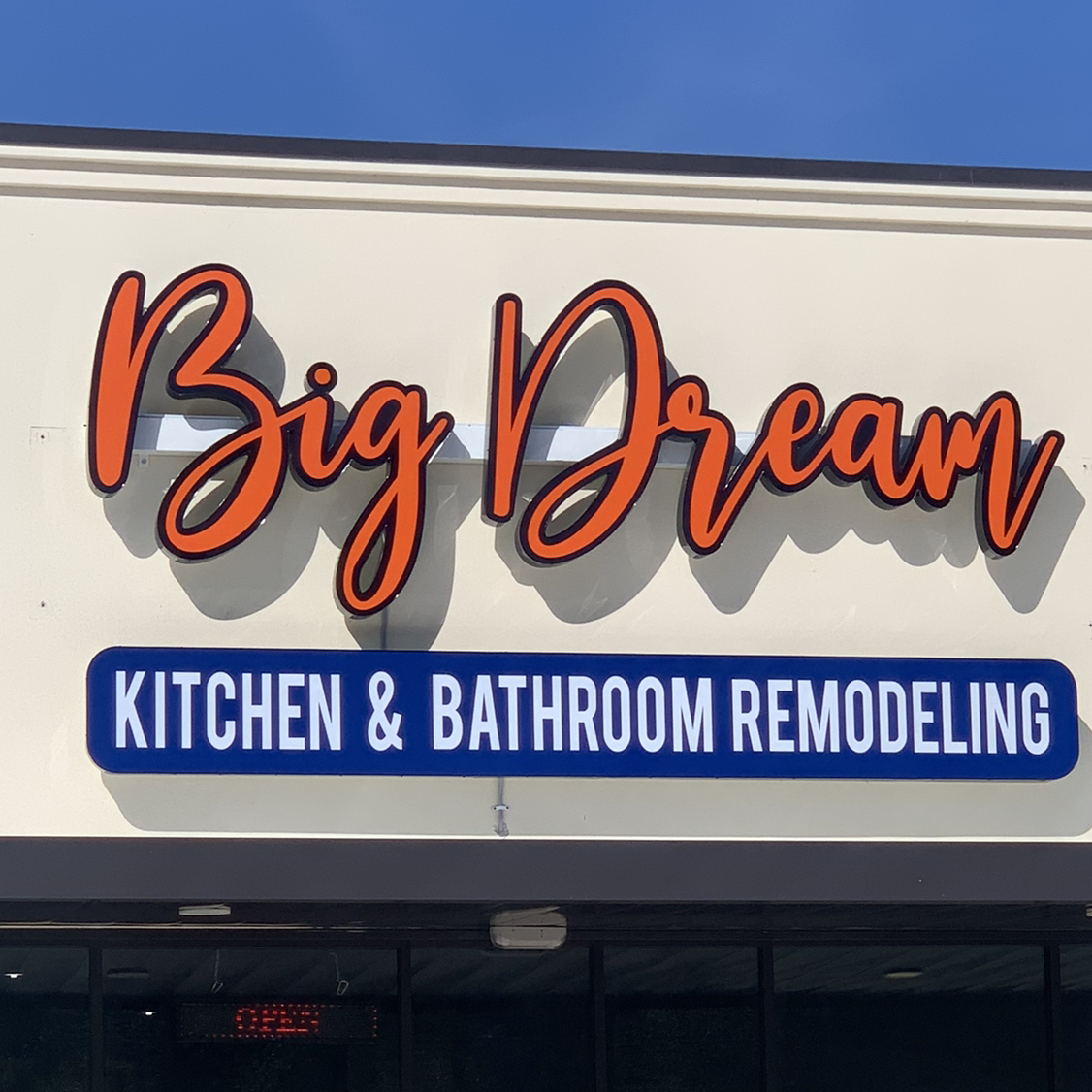 Logo for Big Dream Kitchen and Bathroom Remodeling