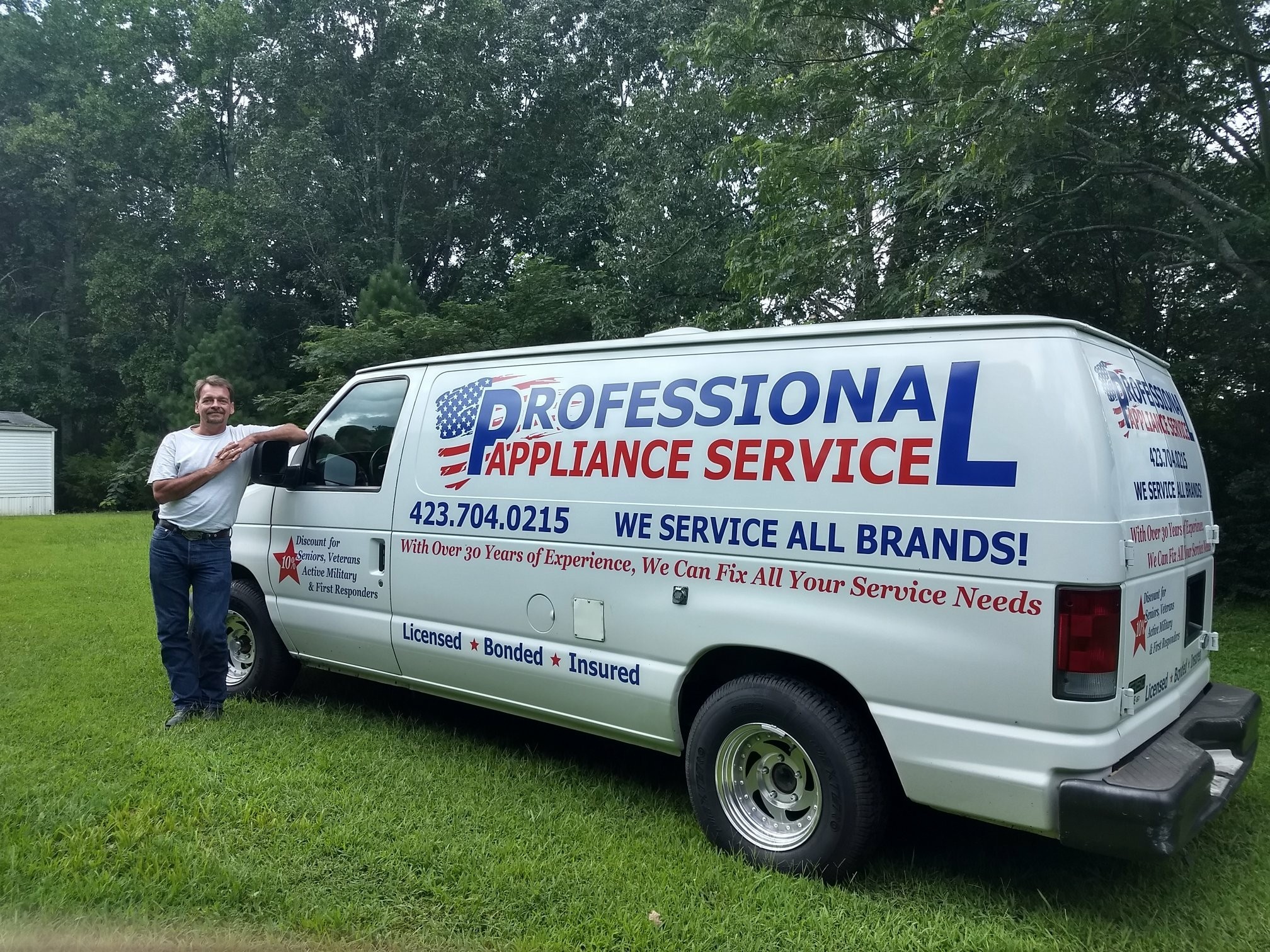 Logo for Professional Appliance Service