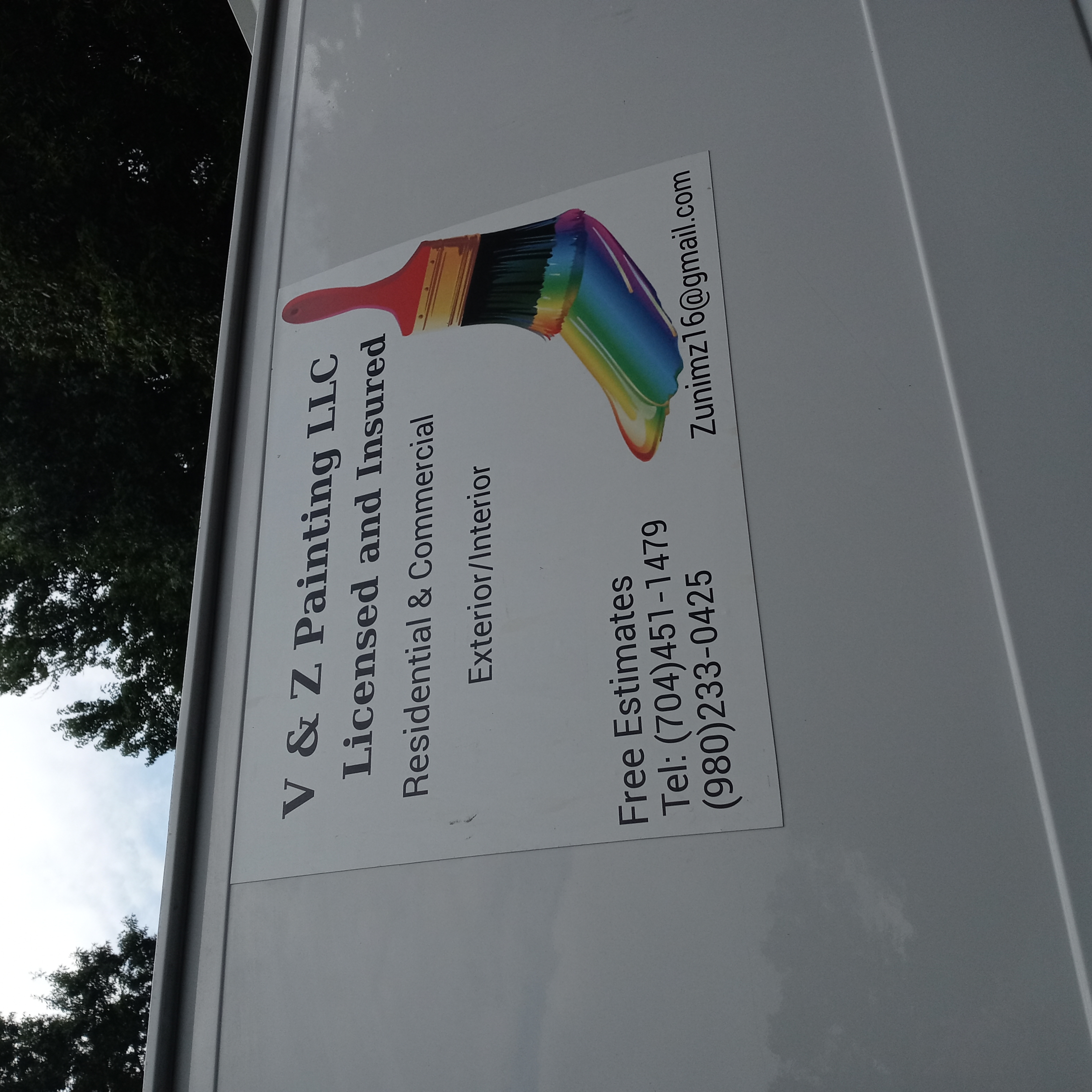 Logo for V&Z Painting LLC