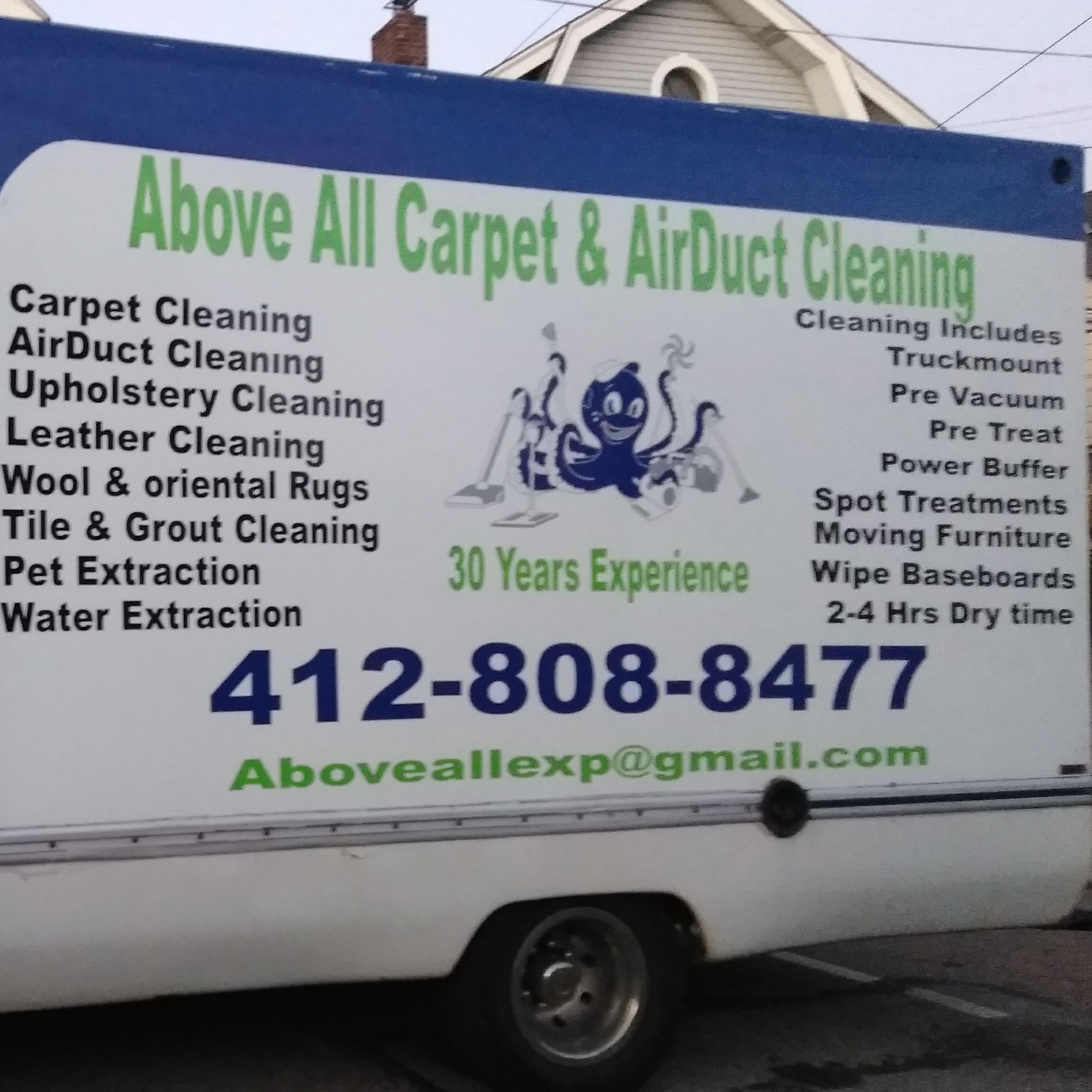 Above All Carpet & Airduct Cleaning logo