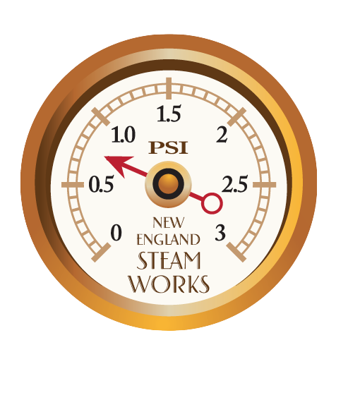 Logo for new england steamworks