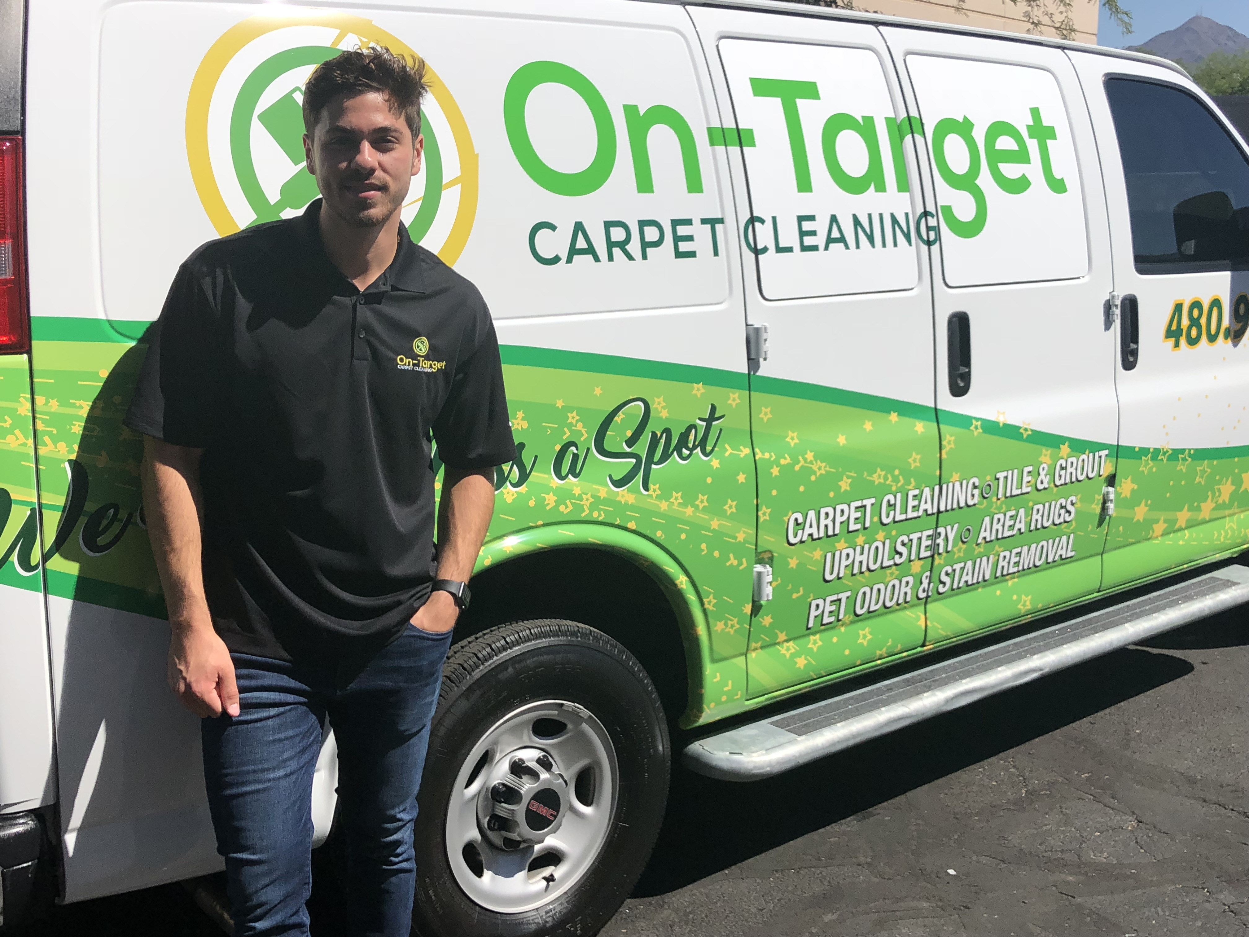 On Target Carpet Cleaning logo
