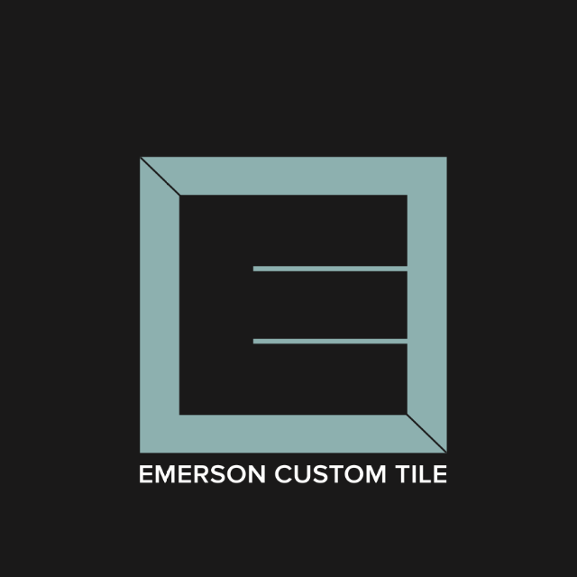 Emerson custom tile logo