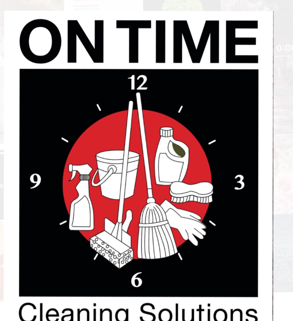 On Time Cleaning Solutions logo
