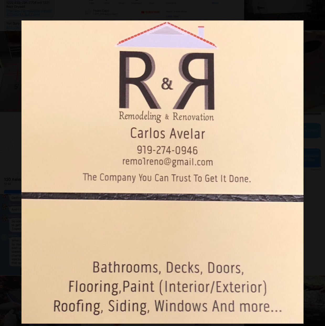 R & R Remodeling and Renovation logo