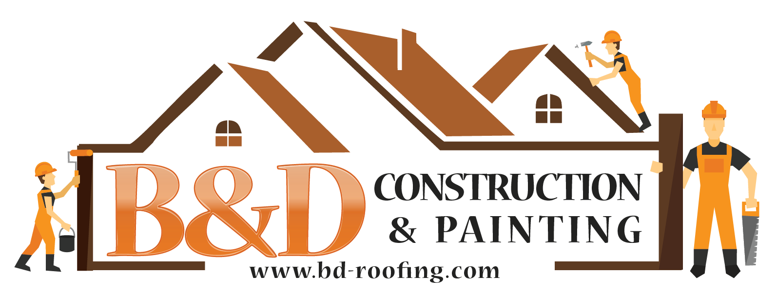 Logo for B&D Construction and Painting