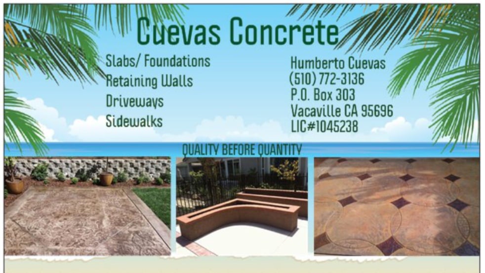 Logo for Cuevas Concrete