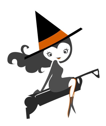 Witch on Vacuum Cleaning Service logo