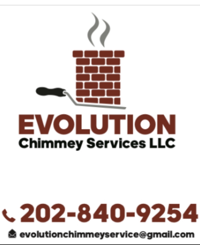 Logo for evolution chimney service llc
