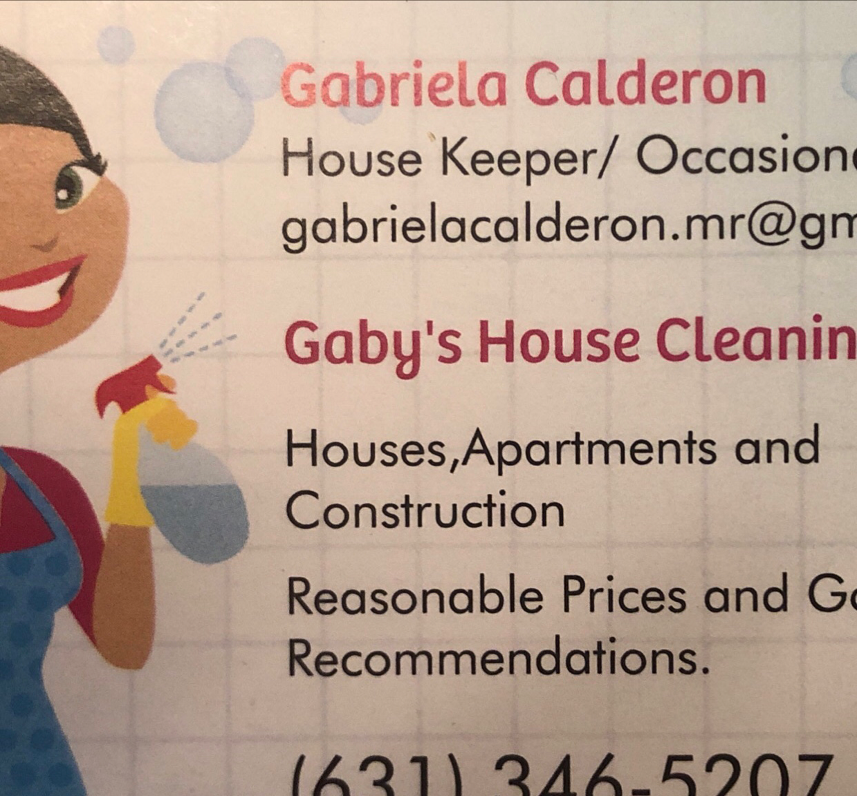 Gaby's House Cleaning logo