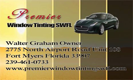 Premier window Tinting swfl logo