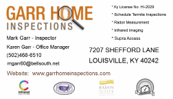 Logo for Garr Home Inspections