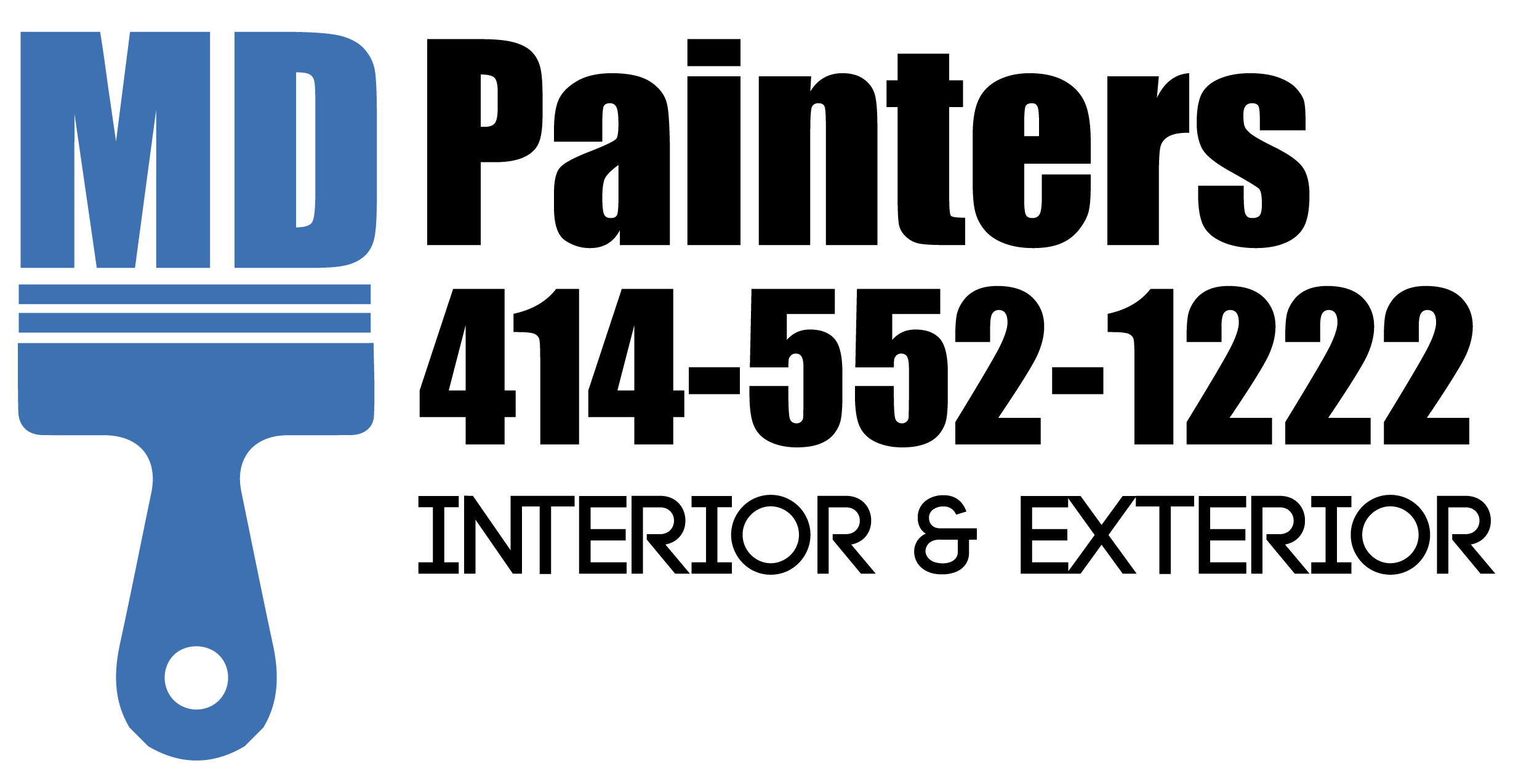 Logo for M&D PAINTERS