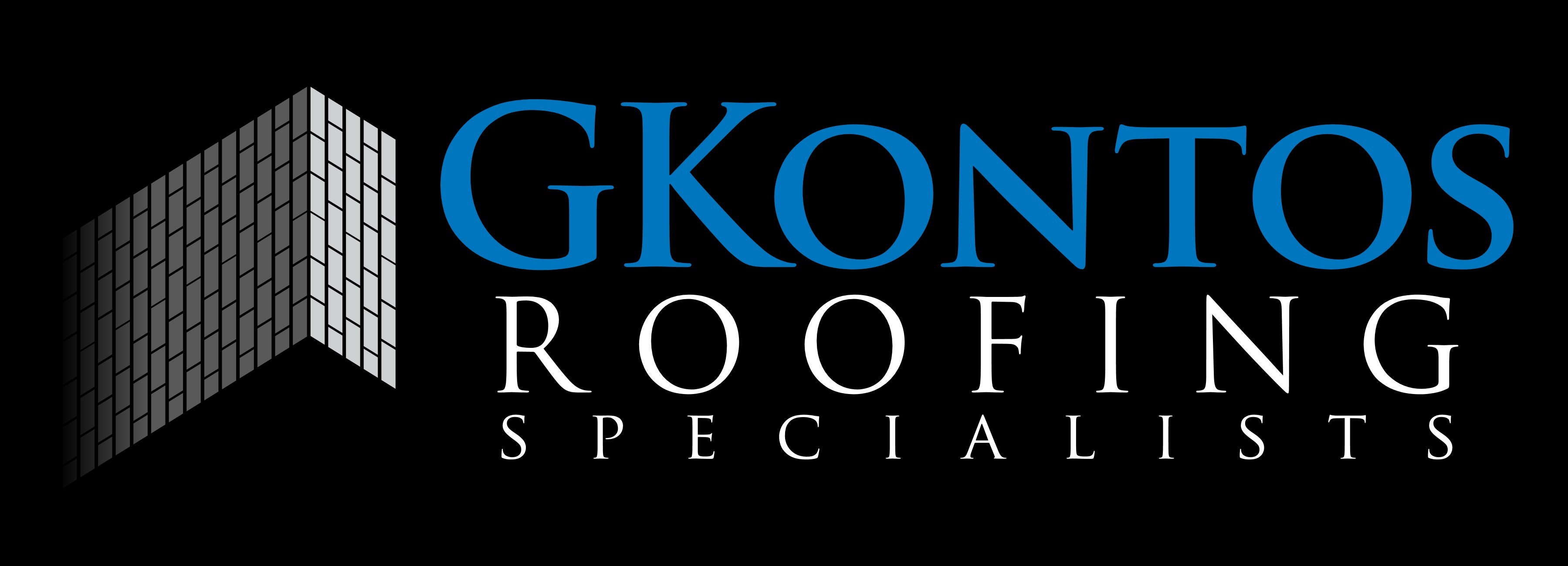 Logo for GKontos Inc. Roofing Specialists