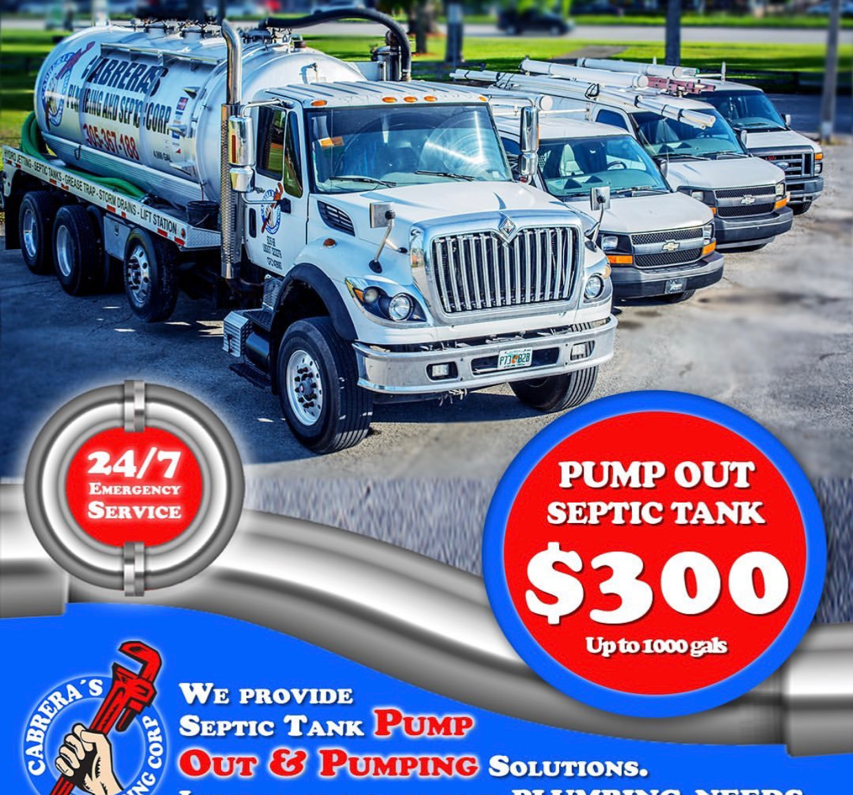 CABRERA'S PLUMBING CORP logo