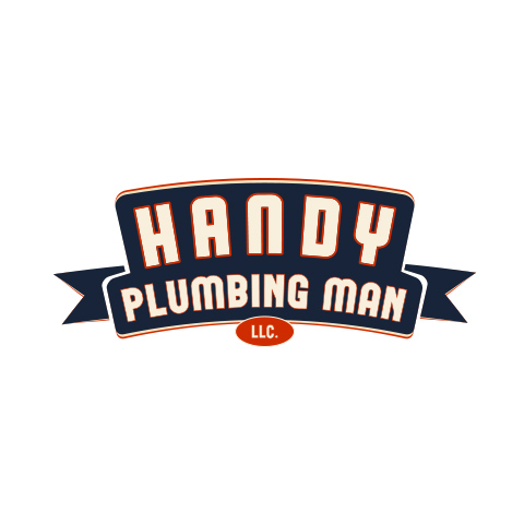 Handy plumbing man logo