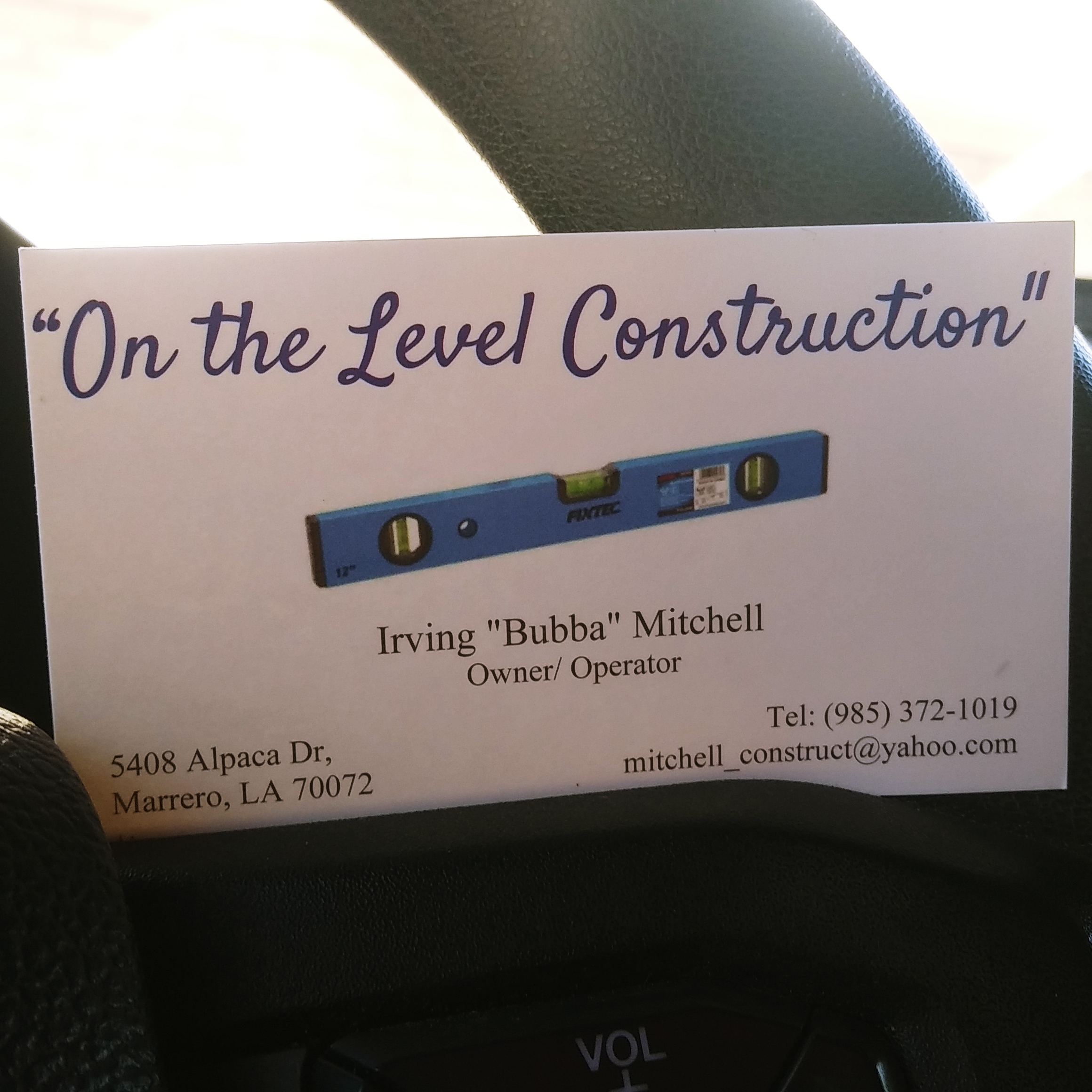 Avatar for On the Level Construction