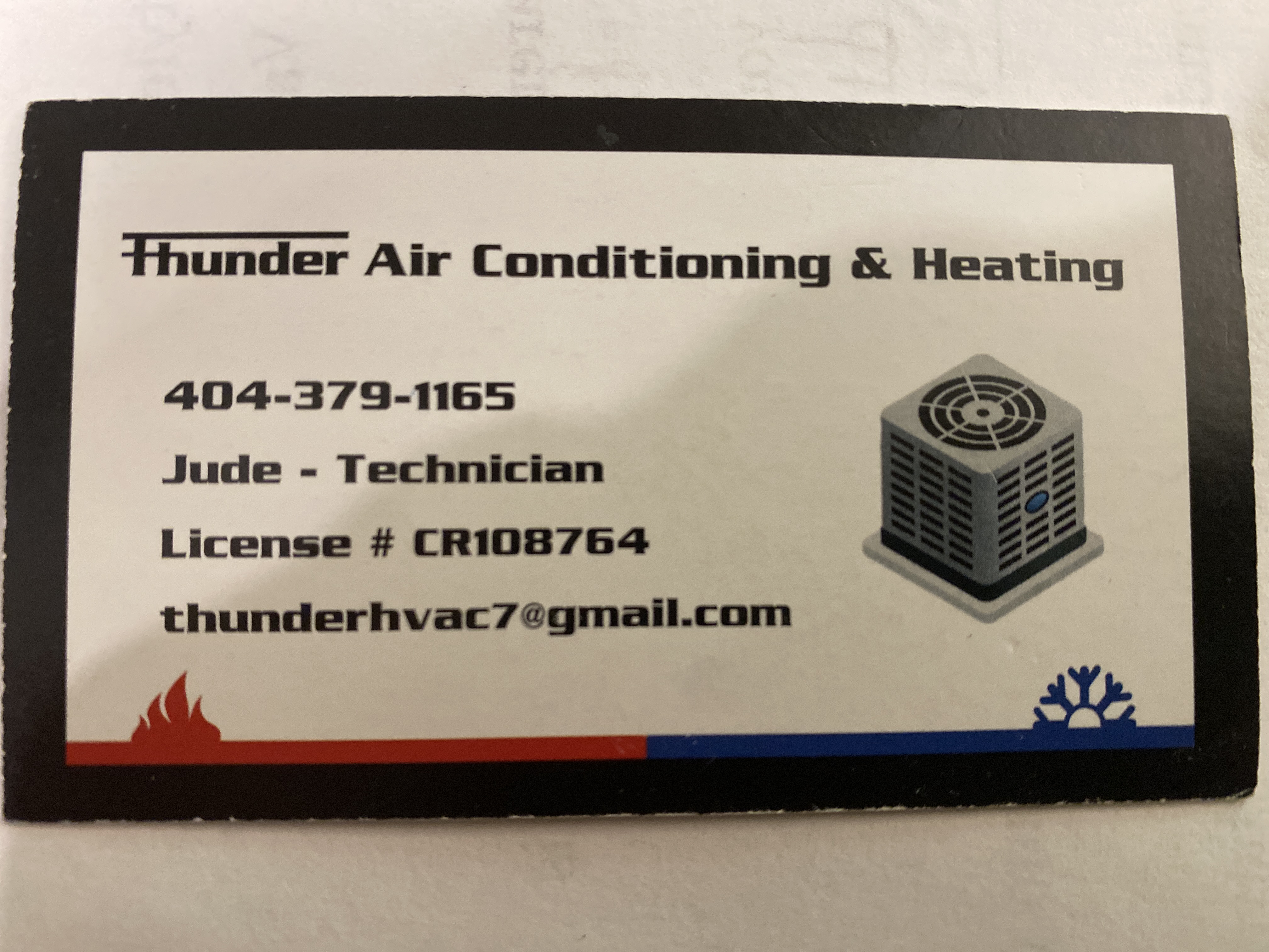 Thunder Air and Heating logo