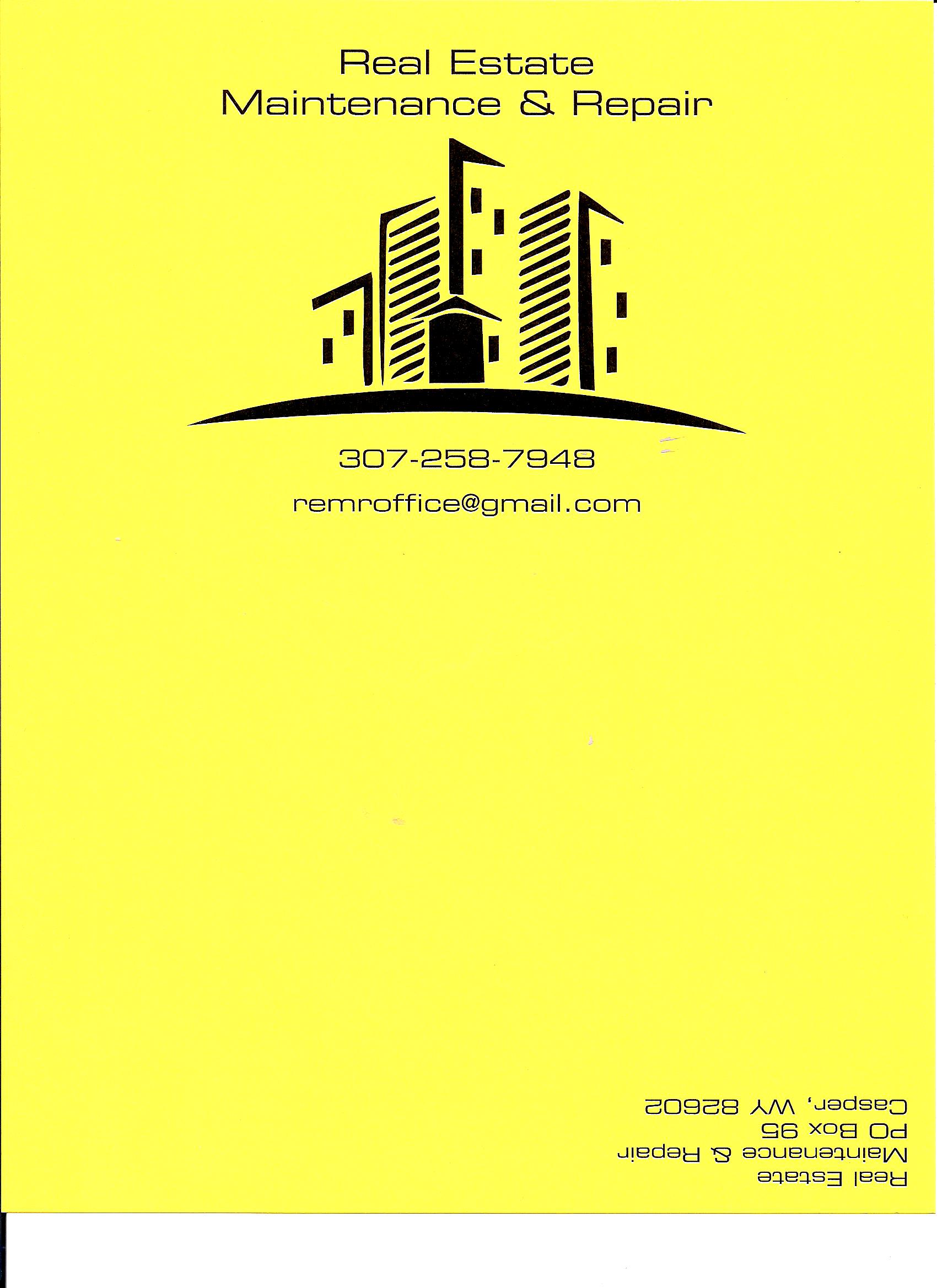 Logo for Real Estate Maintenance & Repair