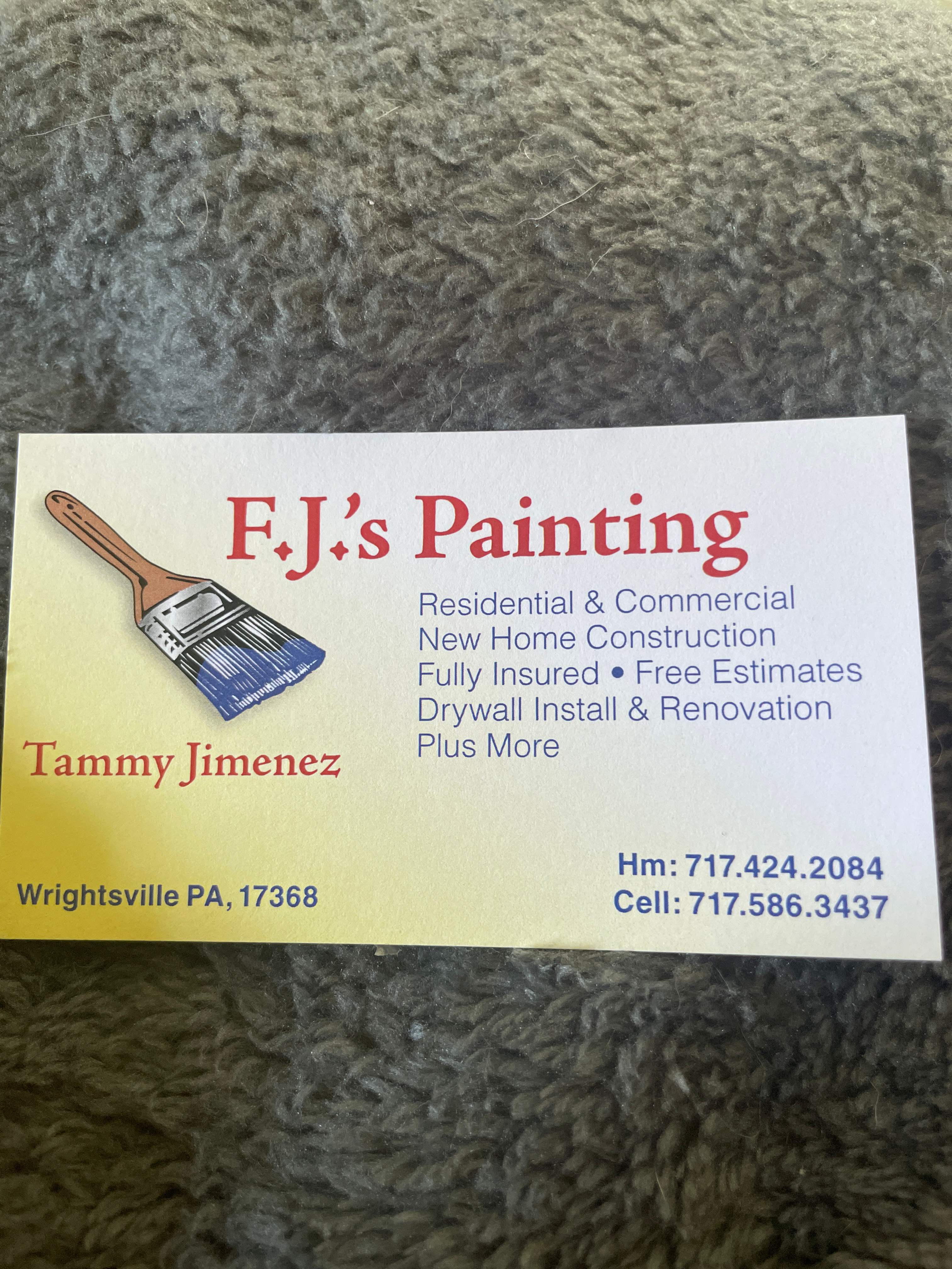 FJ's Painting logo