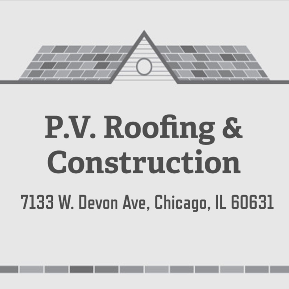 P.V. Roofing & Construction logo