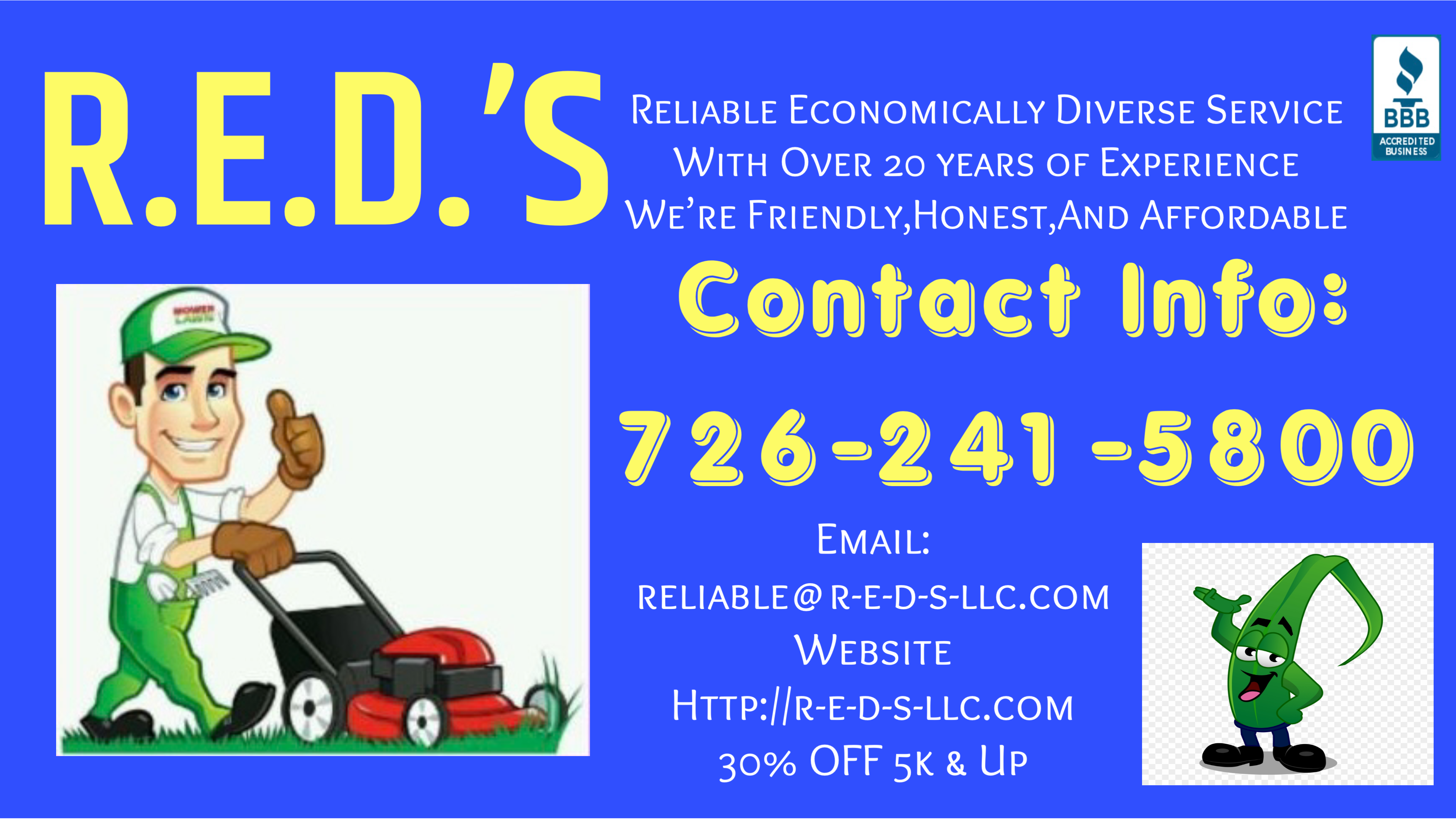 Avatar for Reds Lawn Care Service