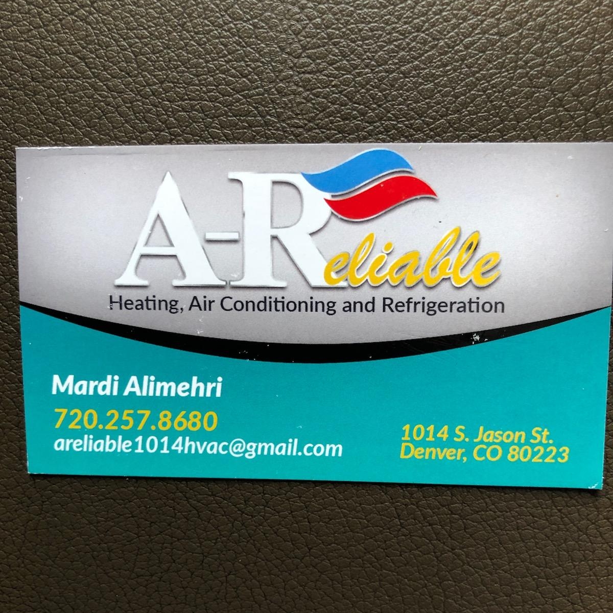 A-Reliable Heating & Air cond & refrigeration logo
