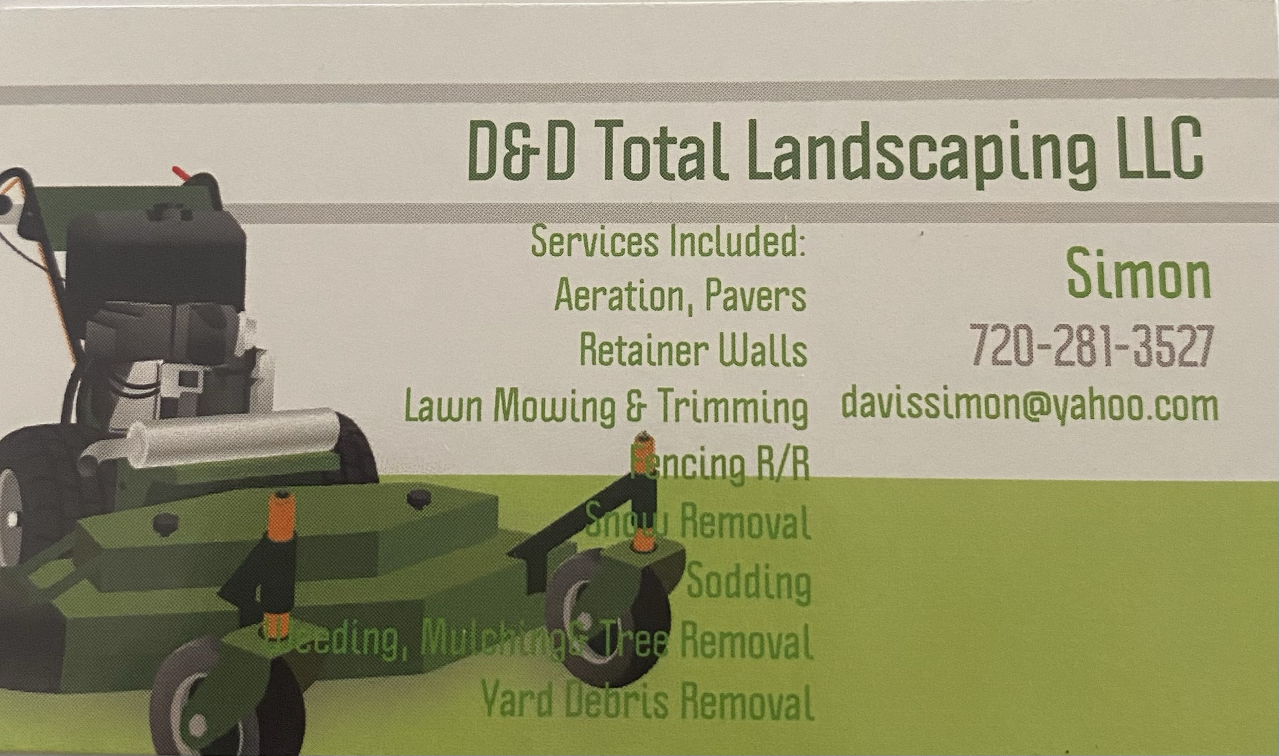 D&D Total Landscaping LLC. logo