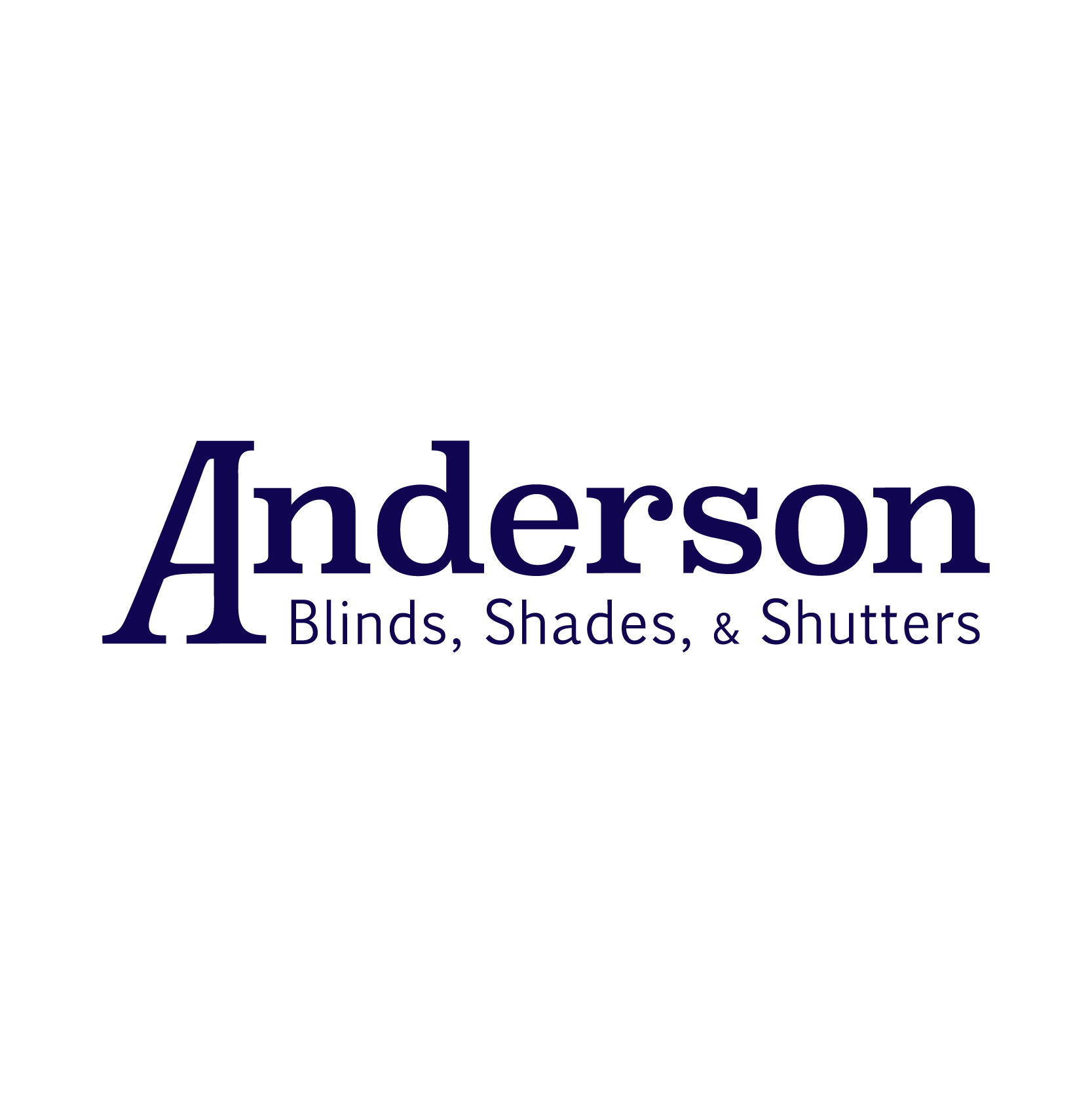 Anderson Blinds, Shades, & Shutters logo