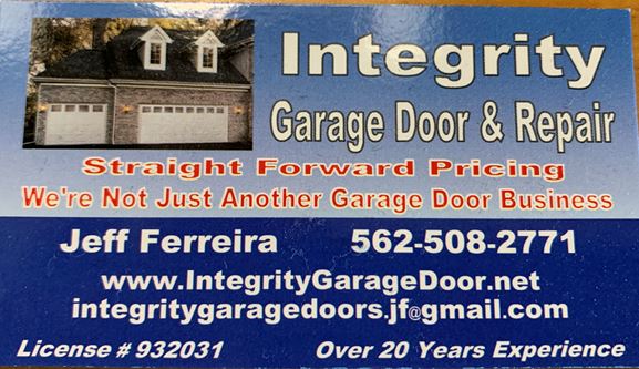 Logo for Integrity Garage Door Repair