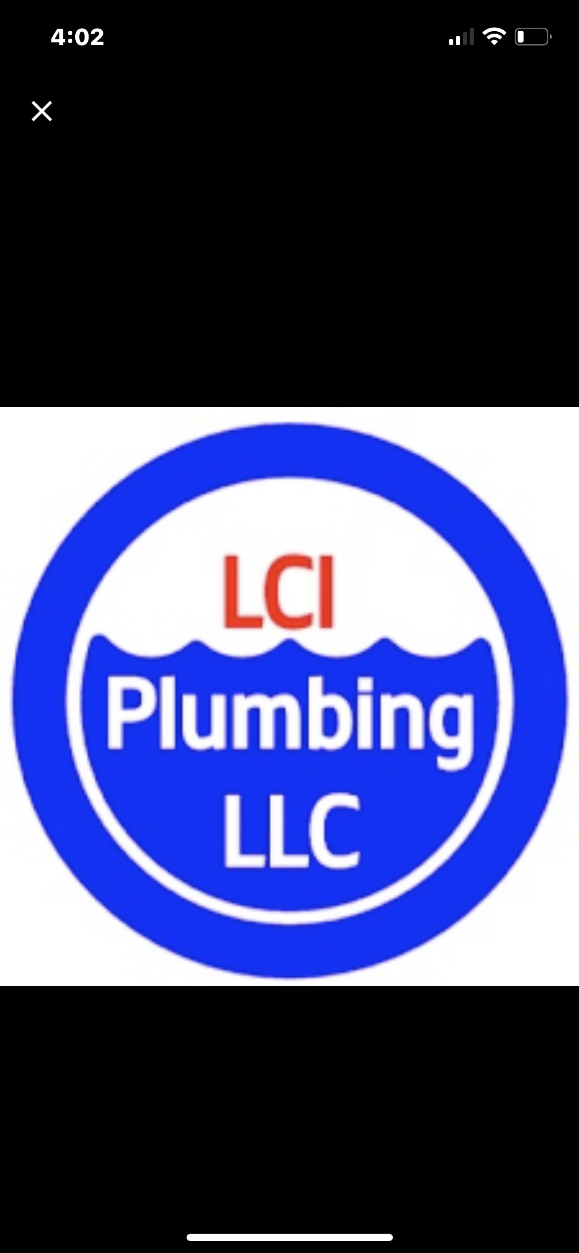 Logo for LCI Plumbing LLC