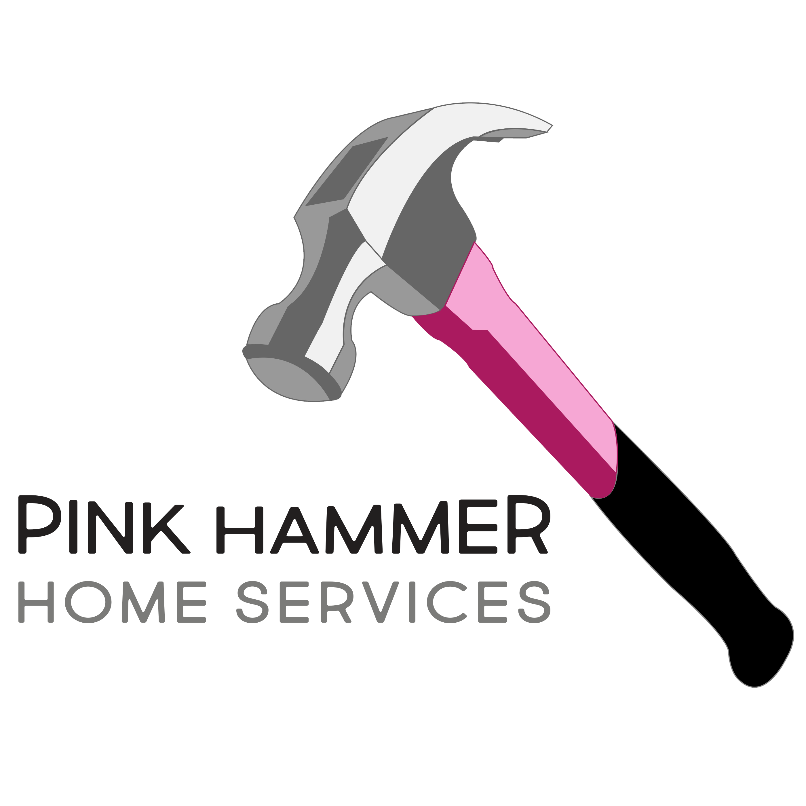 Pink Hammer Home Services logo